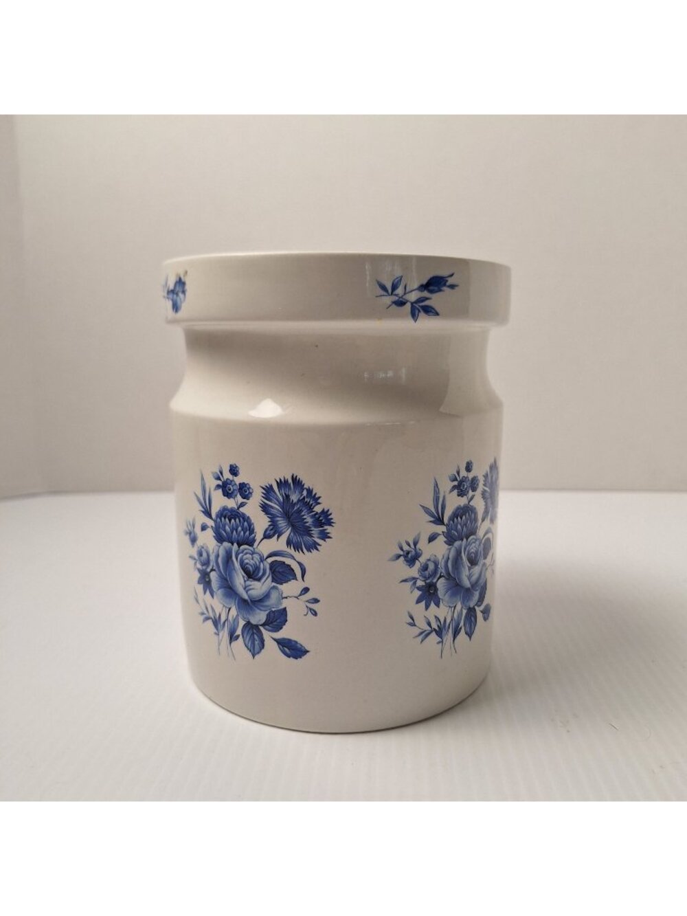 PORTMEIRION POTTERY ENGLAND BLUE HOLLAND RARE SUSAN WILLIAMS ELLIS CANISTER